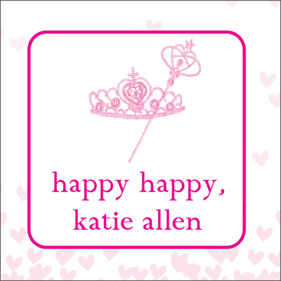 Tiara Gift Stickers